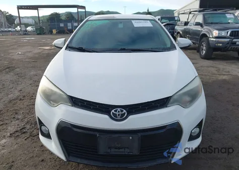 2014 Toyota Corolla S Plus z USA, uszkodzony, nr VIN 5YFBURHE4EP090977